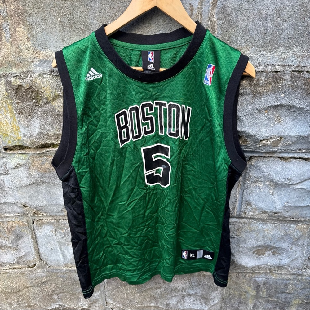 Adidas Kevin Garnett #5 Boston Celtics Vintage Jersey Clover